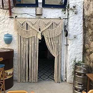macrame wall hanging, Macrame wedding backdrop, Macrame Curtain