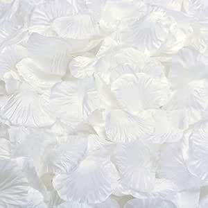 2200 PCS Silk Rose Petals Wedding Flower Decoration (White)