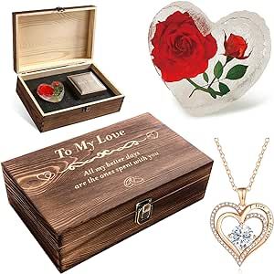 Handmade Gifts for Her Anniversary Romantic,Gorgeous Birthday Gifts for Wife Gifts Anniversary,to My Love Anniversary for Her Gift Unique